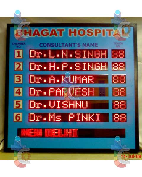 Doctor name display systems